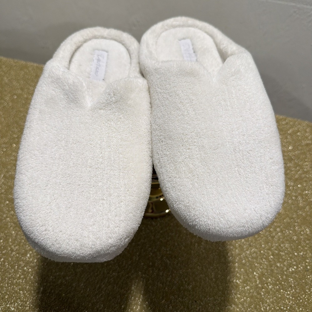 Dearfiam Women's Cozy Memory Foam Sz6.5-7.5 Washable Rubber Sole Slippers